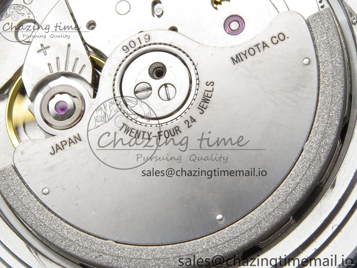 MIROTIME 0419 Pilot Mark XX BLSF 1:1 Best Edition Black Blue Dial on Blue Rubber Strap MIYOTA Sleek 6989